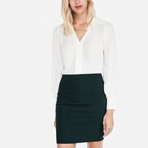 Express High Waisted Seamed Pencil Skirt Size 8